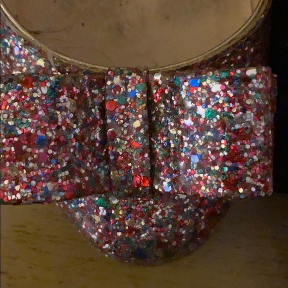 Kate spade glitter bow heels - Picture 3 of 4